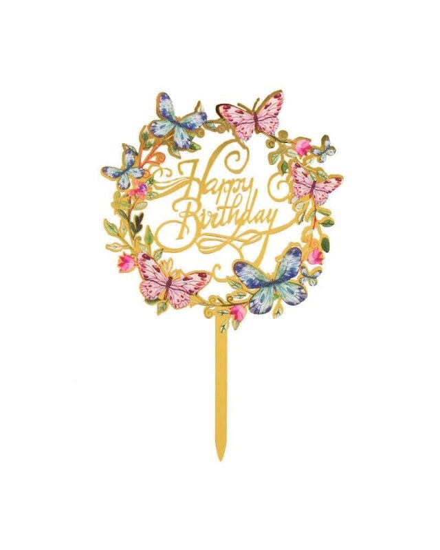 Vlinder topper Acryl