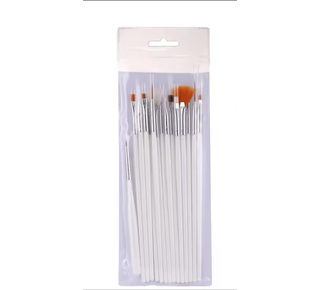 Penselen fijne decoratie set / 15