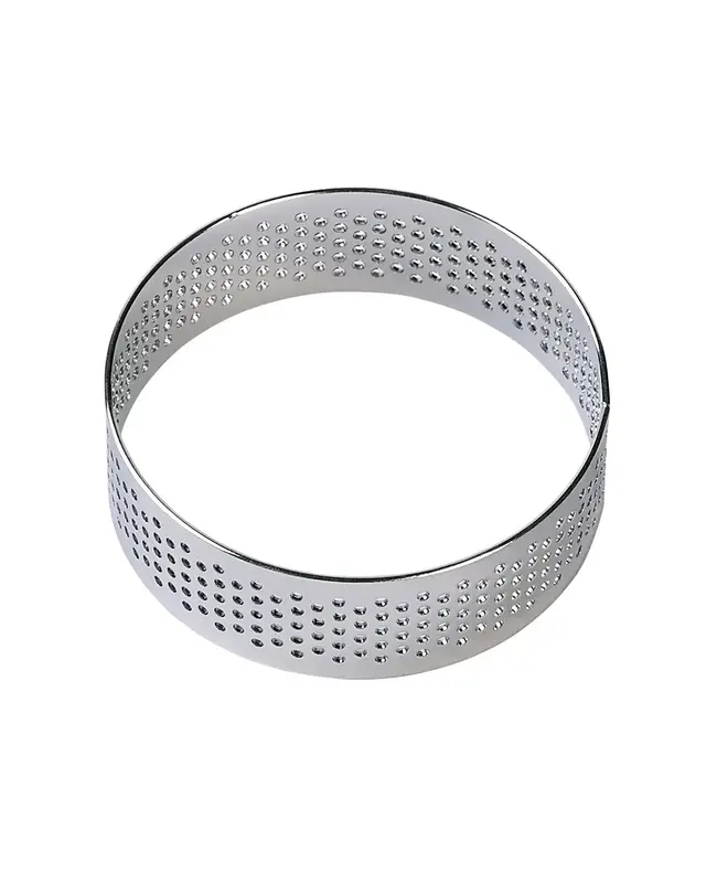 Brand New Cake Taartring RVS Geperforeerd Ø6x2cm