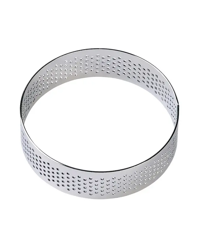 Brand New Cake Taartring RVS Geperforeerd Ø7x2cm