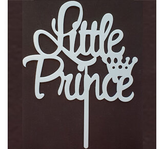 Cake topper Little Prince blauw