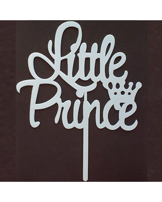 Cake topper Little Prince blauw