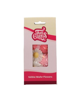 Funcakes FunCakes Eetbare Papieren Bloemen Madelief pk/13