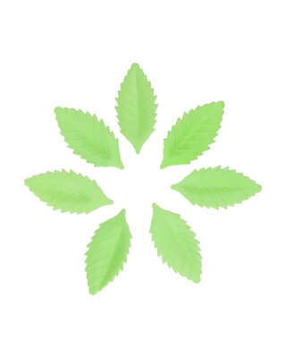 Funcakes FunCakes Eetbare Papieren Groene Blaadjes pk/50