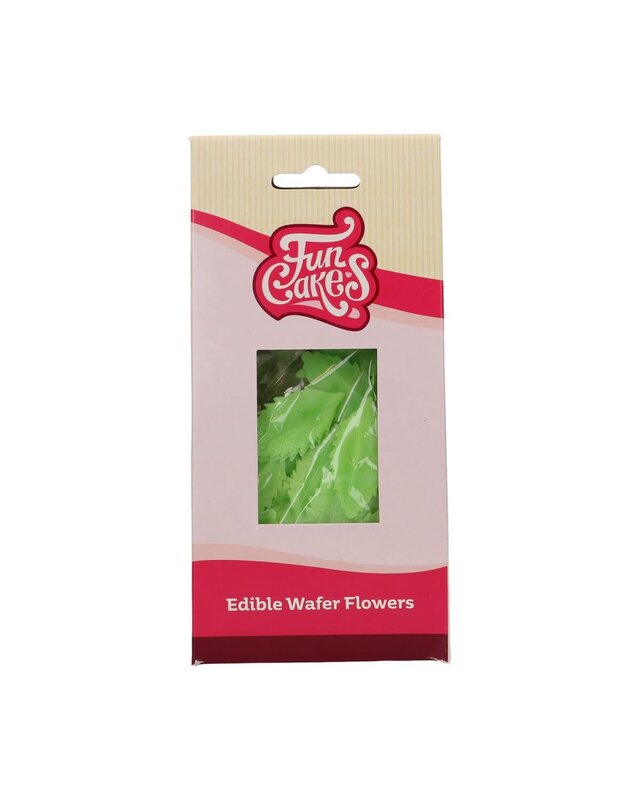 Funcakes Eetbare Papieren Groene Blaadjes / blad  pk/50