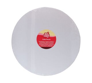 Funcakes FunCakes Cake Drum Rond Ø40 cm - Wit