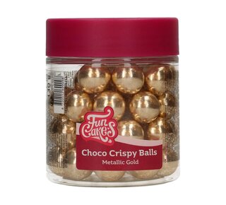 Funcakes FunCakes Choco Crispy Ballen - Metallic Goud
