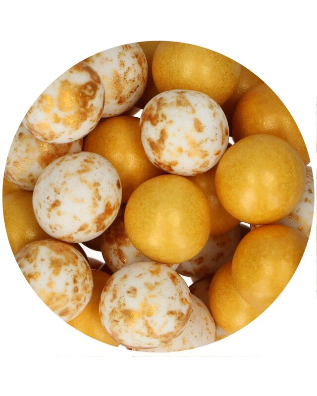 Funcakes FunCakes Choco Crispy Ballen - Glamour Gold