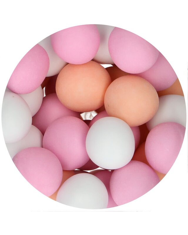 Funcakes FunCakes Choco Crispy Ballen - Peachy Pink