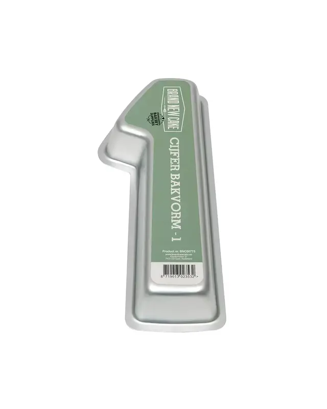 Brand New Cake Cijfer Bakvorm #1 van Brandnewcake