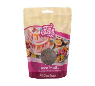 Funcakes Deco Melts Milk Choco Flavour 250g