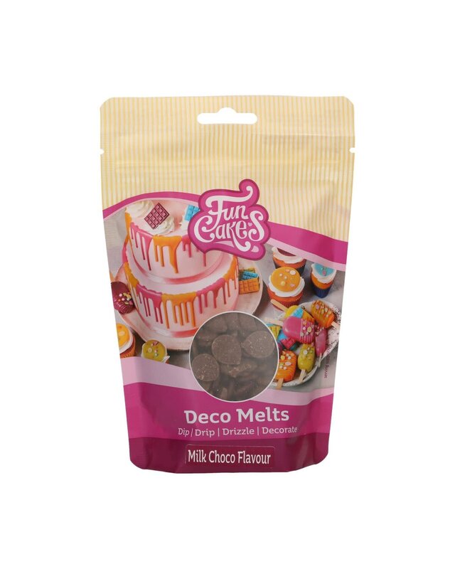 Funcakes Deco Melts Milk Choco Flavour 250g
