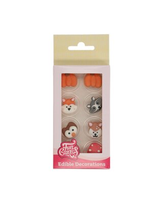 Funcakes FunCakes Suikerdecoraties Bosdieren Set/8
