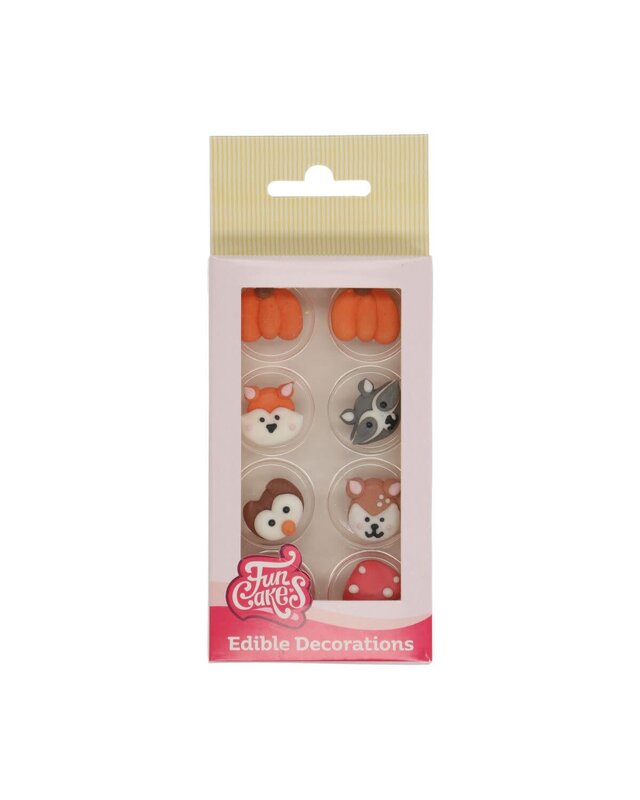Funcakes FunCakes Suikerdecoraties Bosdieren Set/8