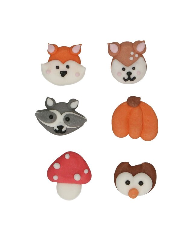 Funcakes FunCakes Suikerdecoraties Bosdieren Set/8