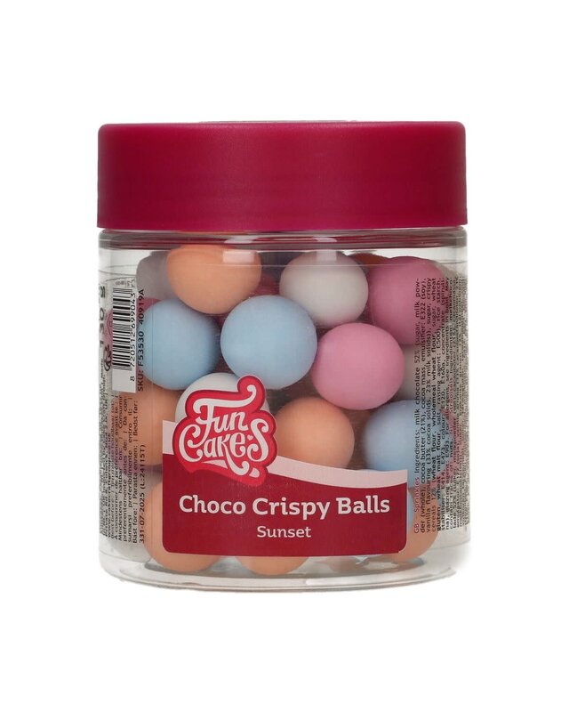 Funcakes FunCakes Choco Crispy Ballen - Sunset