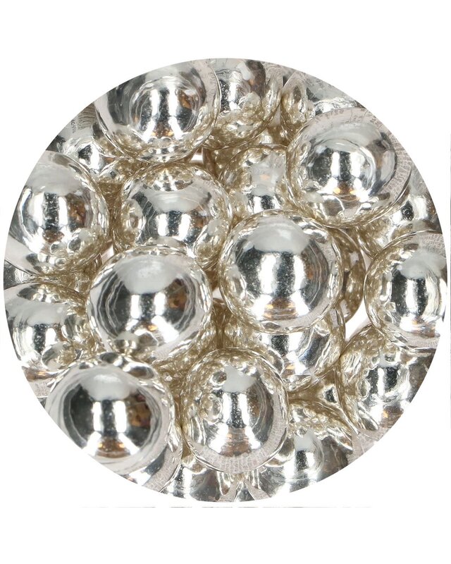Funcakes FunCakes Choco Crispy Ballen - Metallic Zilver