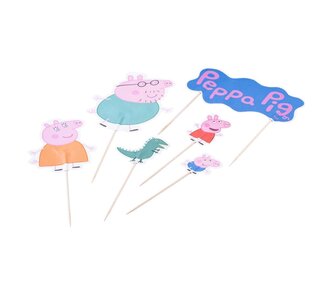 Dr. Oetker Dr. Oetker Peppa Pig & Family - Taart Toppers pc/12