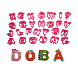 decora Decora alphabet uitsteker set 27