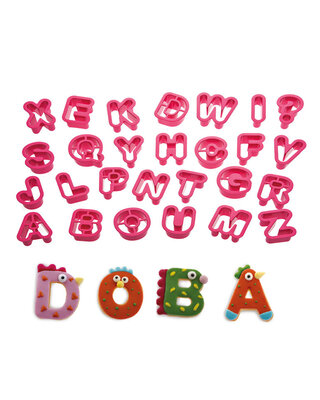 decora Decora alphabet uitsteker set 27