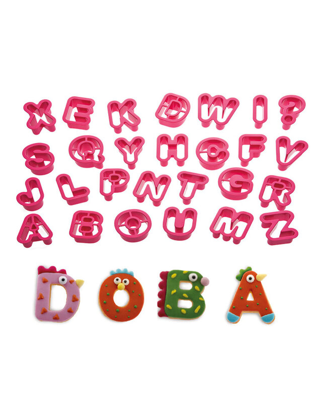 decora Decora alphabet uitsteker set 27
