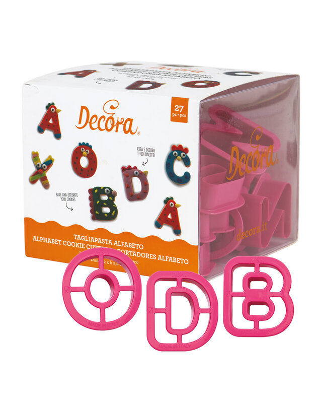 decora Decora alphabet uitsteker set 27