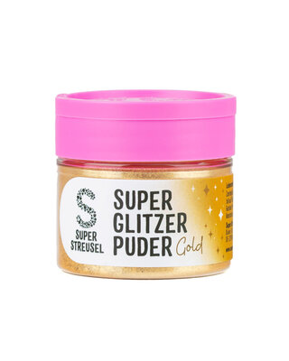 superstreusel Superstreuzel glitter gold 10gr