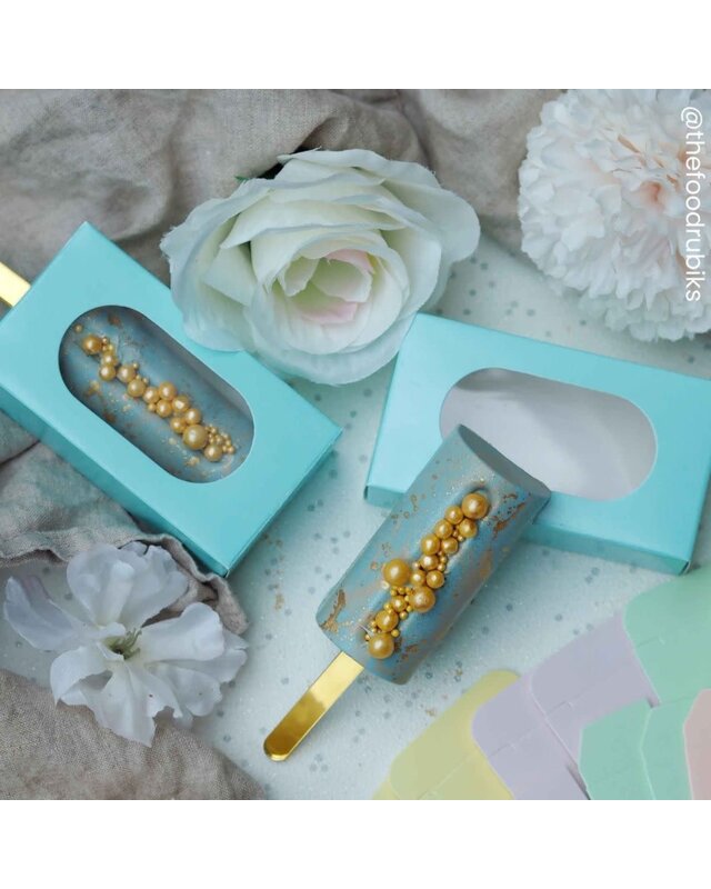 Simply Making Simply Making Cakesicle Box s pk/10 - Pastelblauw