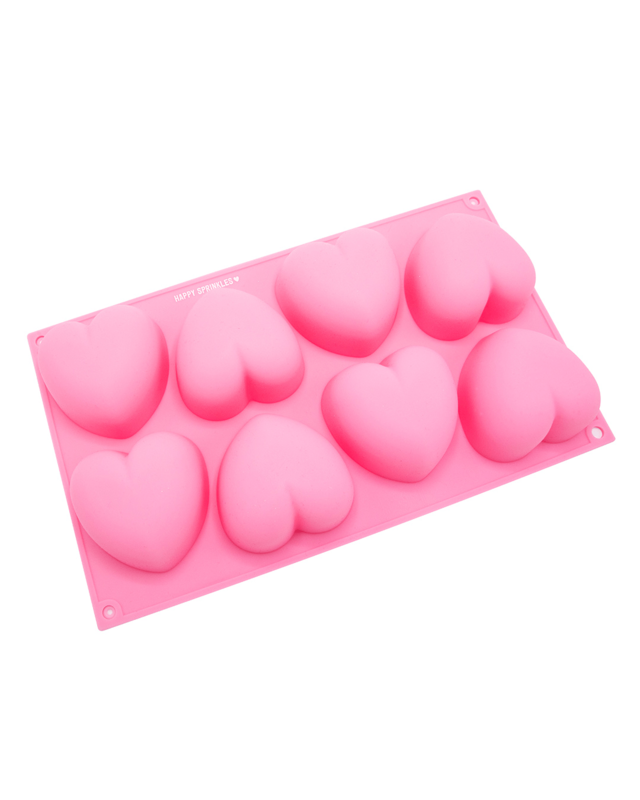 Happy Sprinkles Hart siliconen vorm