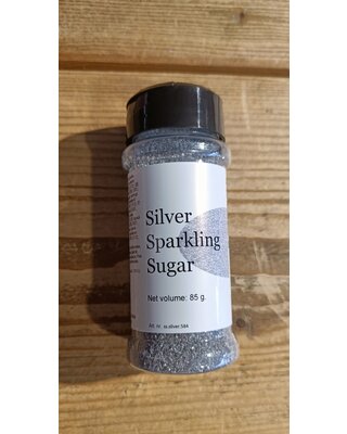 Sparkling sugar silver / Glitter suiker 85gr