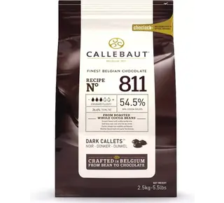 callebaut Callebaut Chocolade Callets -Puur- 2,5 kg