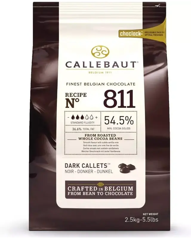 callebaut Callebaut Chocolade Callets -Puur- 2,5 kg