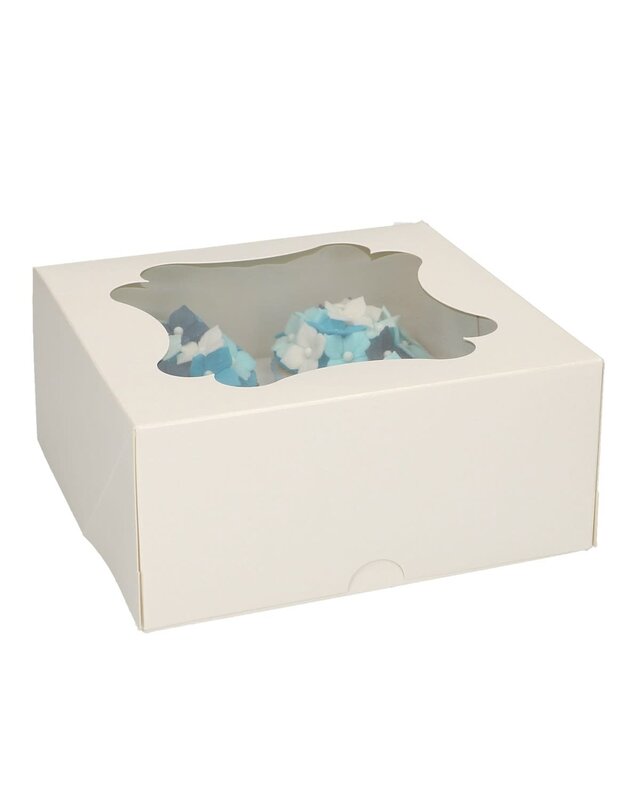Funcakes Cupcake Doos 4 - Blanco pk/25