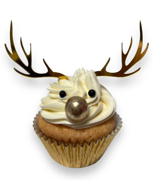 tastyme Gewei cupcake toppers set 3 ( 3 x2 )