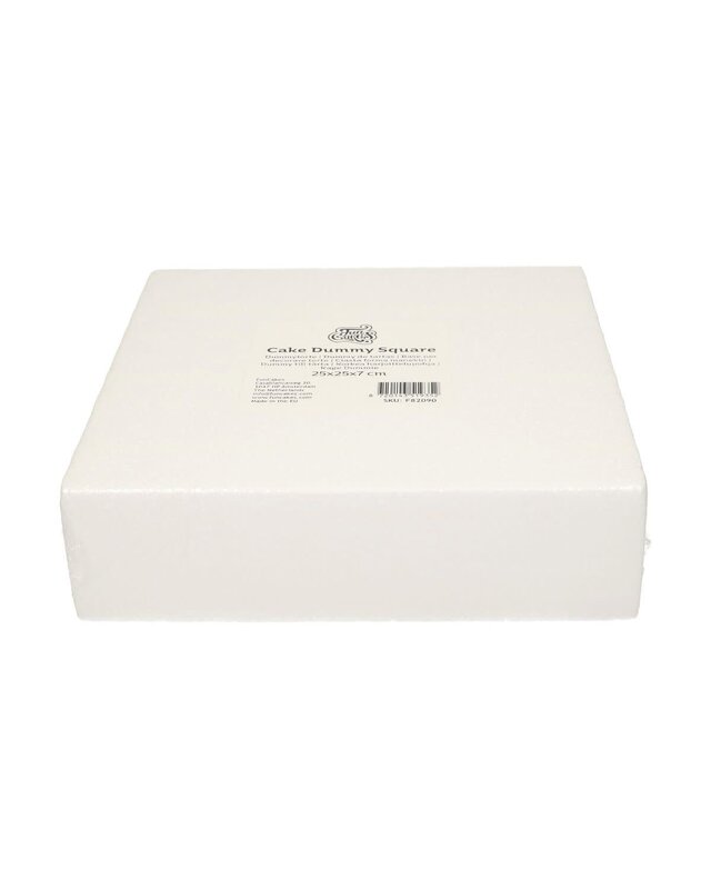 Funcakes FunCakes Taart Dummy Vierkant 25x25x7 cm