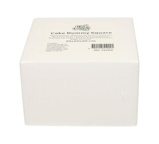 Funcakes FunCakes Taart Dummy Vierkant 15x15x10 cm