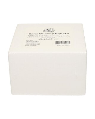 Funcakes FunCakes Taart Dummy Vierkant 15x15x10 cm