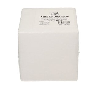 Funcakes FunCakes Taart Dummy Kubus 10x10x10 cm