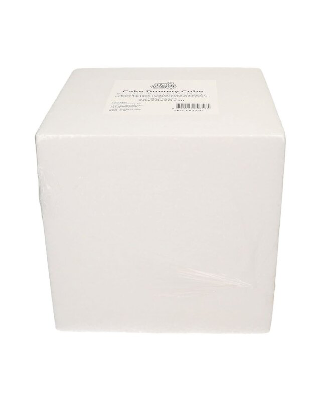 Funcakes FunCakes Taart Dummy Kubus 20x20x20 cm