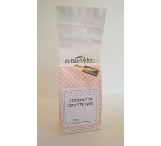 Bakzolder Jij bent de liefste cake mix ( 400 gram )