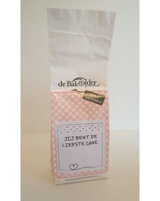 Bakzolder Jij bent de liefste cake mix ( 400 gram )