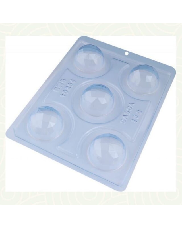 BWB BWB Chocolade Mal 3-delig - Geometrische Bol 50mm