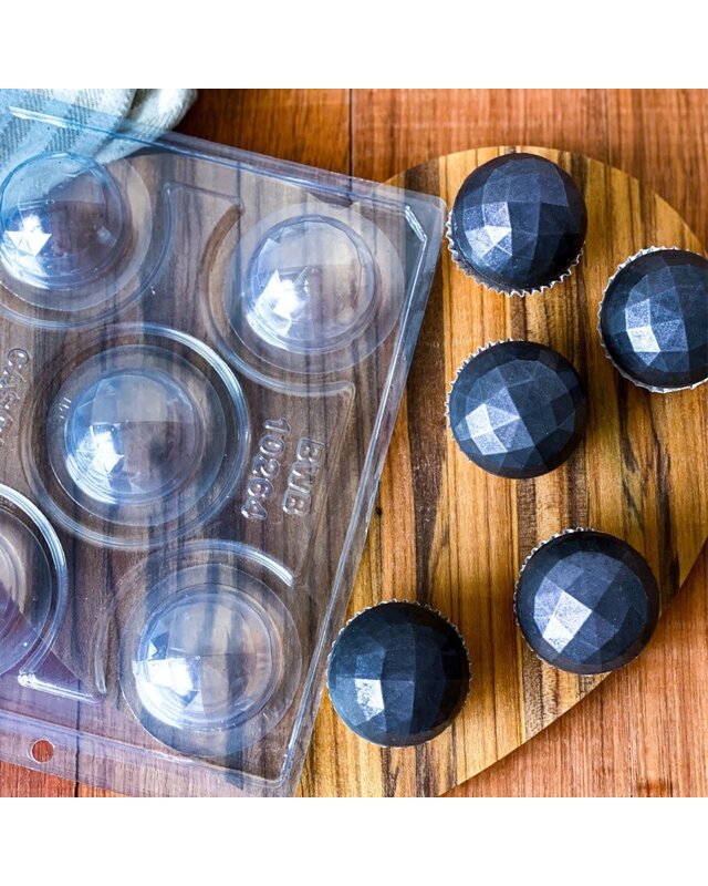 BWB BWB Chocolade Mal 3-delig - Geometrische Bol 50mm