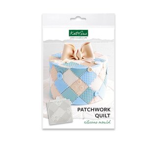 Katy Sue Katy Sue Silicone Mould - Patchwork Quilt Textuur Mat