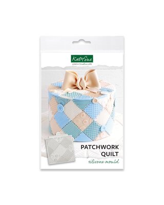 Katy Sue Katy Sue Silicone Mould - Patchwork Quilt Textuur Mat
