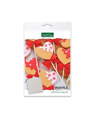 Katy Sue Katy Sue Silicone Mould - Wafel Textuur Mat