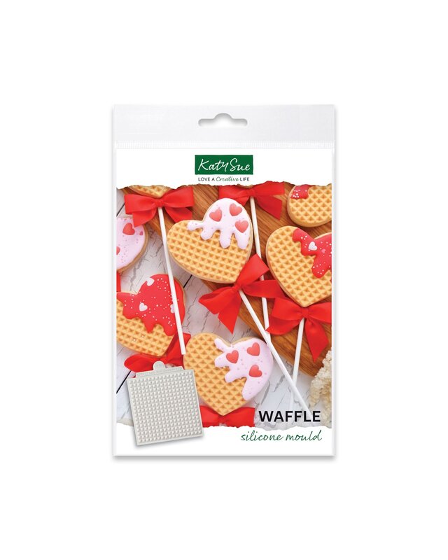 Katy Sue Katy Sue Silicone Mould - Wafel Textuur Mat