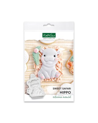 Katy Sue Katy Sue Silicone Mould - Sweet Safari Hippo