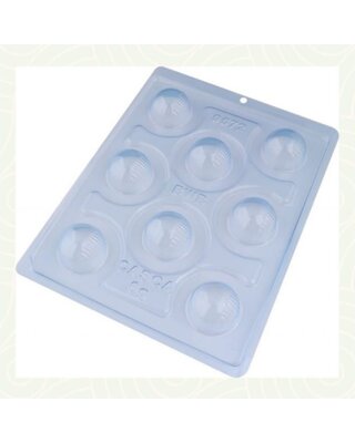 BWB BWB Chocolade Mal 3-delig - Gedetailleerde Ronde Bonbon