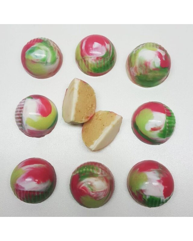 BWB BWB Chocolade Mal 3-delig - Gedetailleerde Ronde Bonbon